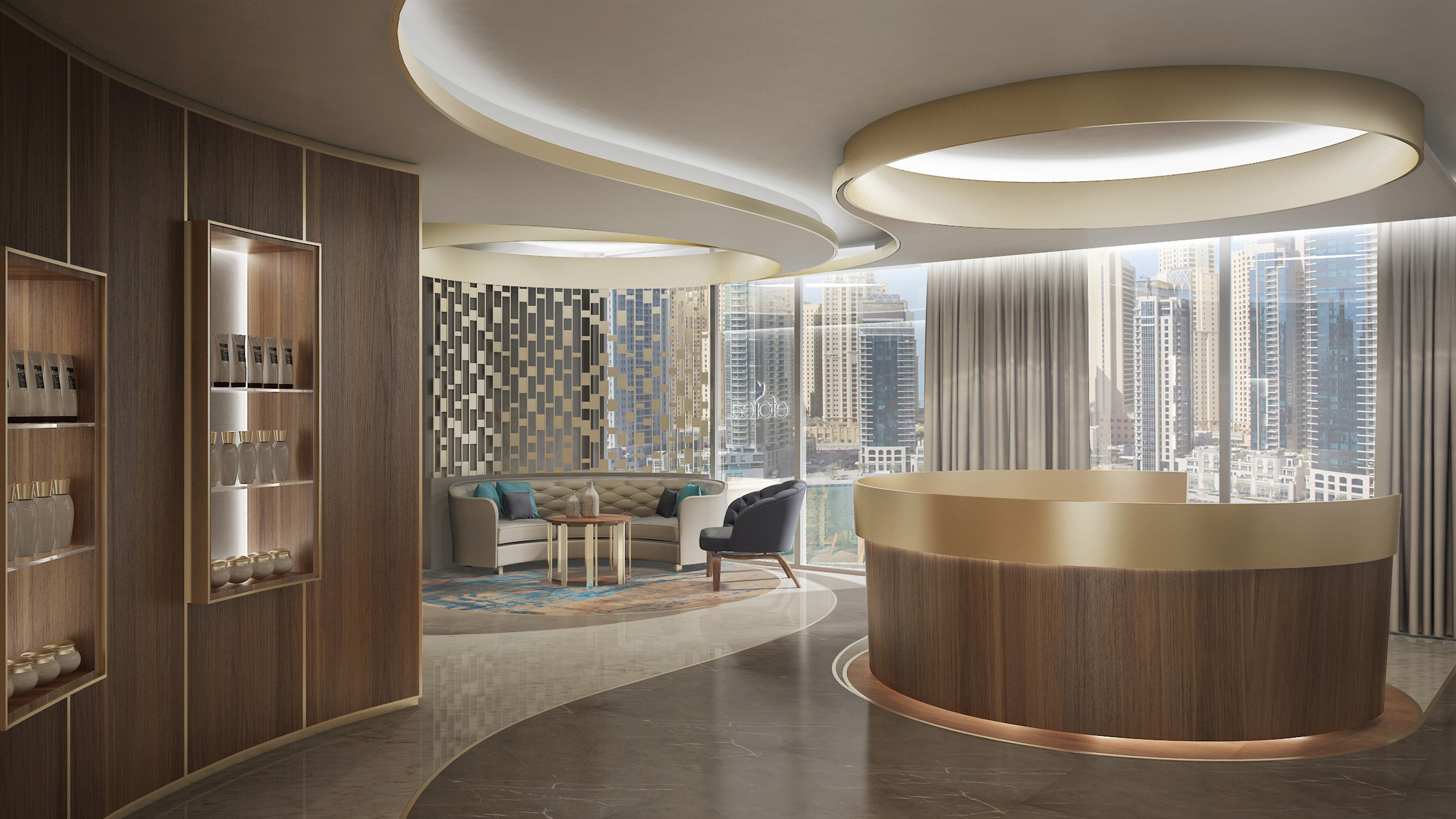 Hotel Hilton Dubai Palm Jumeirah, Vereinigte Arabische Emirate, Dubai. Großes 70